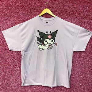 Kuromi The Naughty Kawaii Flying Fiend Sanrio Anime T-Shirt 2XL